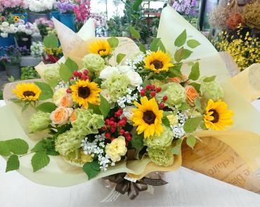 20220617_kekkon-oiwai-arrangement-sunflower1-flowerhouseaika