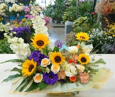 20220715_shunen-oiwai_arrangement-sunflower-flowerhouseaika21