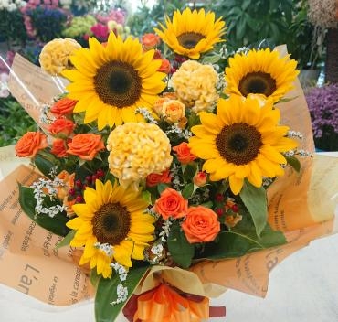 20220806_kekkon-oiwai_arrangement_sunflower-flowerhouseaika