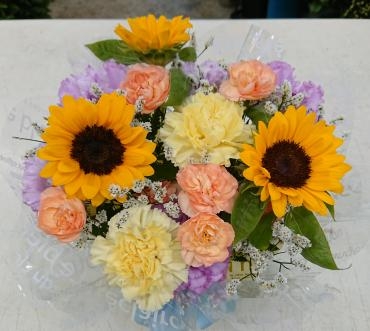 20230823_pet-osonae_arrangement_sunflower-flowerhouseaika