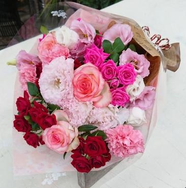 皮婚式　お祝い　花束♪｜「愛花」　（愛媛県松山市の花キューピット加盟店 花屋）のブログ
