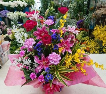 周年お祝い　アレンジメント♪｜「愛花」　（愛媛県松山市の花キューピット加盟店 花屋）のブログ