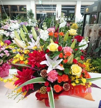 お祝い　アレンジメント☆｜「愛花」　（愛媛県松山市の花キューピット加盟店 花屋）のブログ