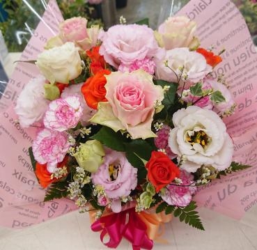 退院祝い アレンジメント♪｜「愛花」　（愛媛県松山市の花キューピット加盟店 花屋）のブログ