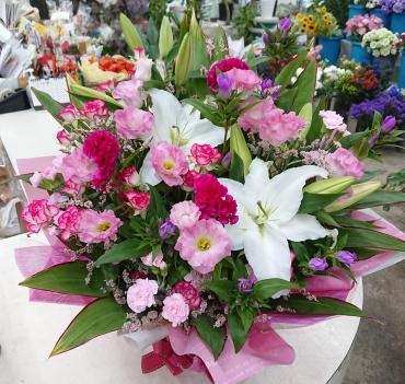 結婚祝い アレンジメント♪｜「愛花」　（愛媛県松山市の花キューピット加盟店 花屋）のブログ