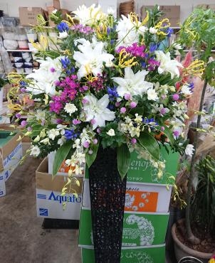 葬儀 生花スタンド｜「愛花」　（愛媛県松山市の花キューピット加盟店 花屋）のブログ