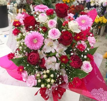 結婚祝い 入籍のお祝い アレンジメント♪｜「愛花」　（愛媛県松山市の花キューピット加盟店 花屋）のブログ