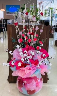 20230205_valentine-whiteday_display_arrangement_artificial-dryflower-flowerhouseaika