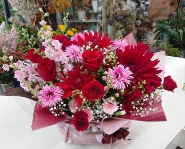 結婚記念日 お祝い アレンジメント♪｜「愛花」　（愛媛県松山市の花キューピット加盟店 花屋）のブログ