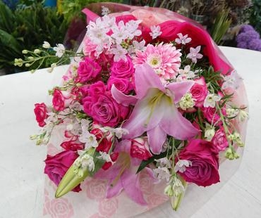 25周年お祝い 花束♪｜「愛花」　（愛媛県松山市の花キューピット加盟店 花屋）のブログ