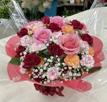 退職祝 アレンジメント♪｜「愛花」　（愛媛県松山市の花キューピット加盟店 花屋）のブログ