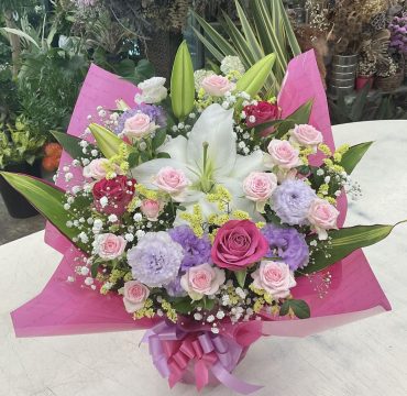卒寿 お誕生日祝い アレンジメント♪｜「愛花」　（愛媛県松山市の花キューピット加盟店 花屋）のブログ