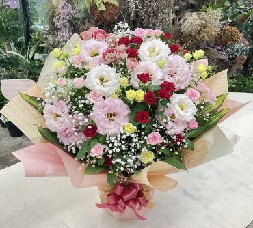 記念日 お祝い アレンジメント♪｜「愛花」　（愛媛県松山市の花キューピット加盟店 花屋）のブログ
