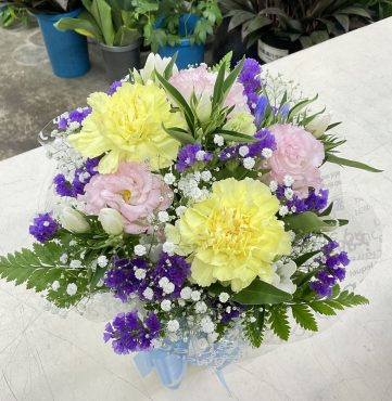 帰省の手土産に アレンジメント｜「愛花」　（愛媛県松山市の花キューピット加盟店 花屋）のブログ