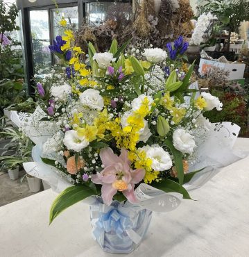お供え アレンジメント｜「愛花」　（愛媛県松山市の花キューピット加盟店 花屋）のブログ