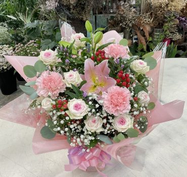 サロン 開店祝 アレンジメント♪「愛花」（愛媛県松山市の花屋）のギャラリー写真