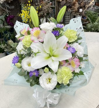 お供え アレンジメント｜「愛花」　（愛媛県松山市の花キューピット加盟店 花屋）のブログ