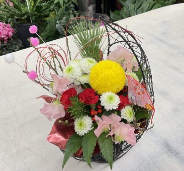 お正月花 アイアン…