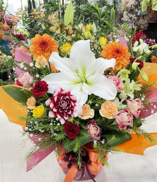 開店祝 アレンジメント♪｜「愛花」　（愛媛県松山市の花キューピット加盟店 花屋）のブログ
