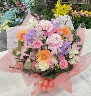 桃の節句 アレンジメント ひな祭りに♪｜「愛花」　（愛媛県松山市の花キューピット加盟店 花屋）のブログ